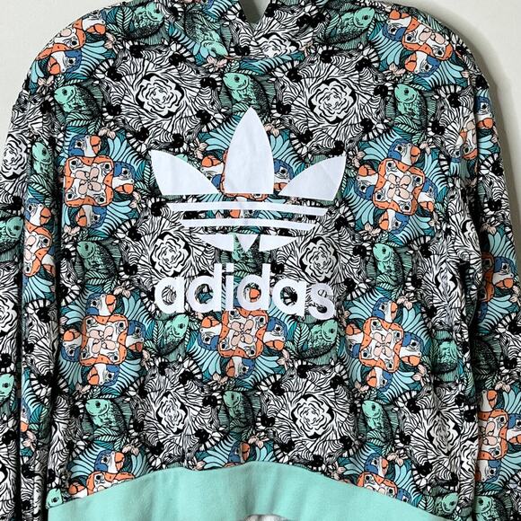 Adidas Originals Zoo Hoodie Pullover Sweatshirt - Picture 4 of 11